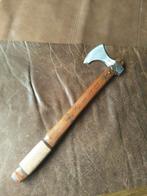 Vikingbijl met miranti steel. Leren details. Runen tekens, Ophalen of Verzenden, Nieuw, Overige typen
