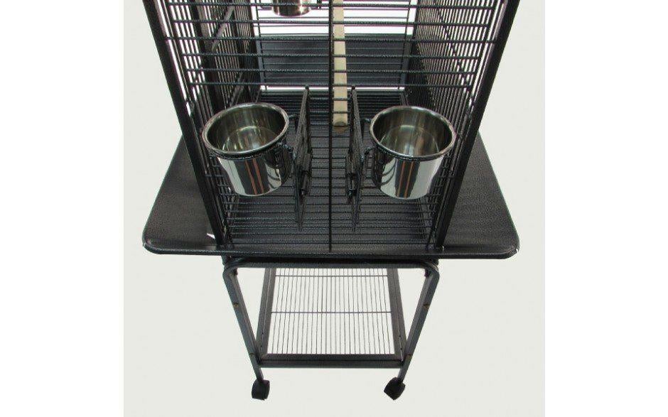 Papegaaienkooi Bologna Vogelkooi met Wielen - 56x42x145 cm, Ophalen of Verzenden, Nieuw, Metaal, Vogelkooi