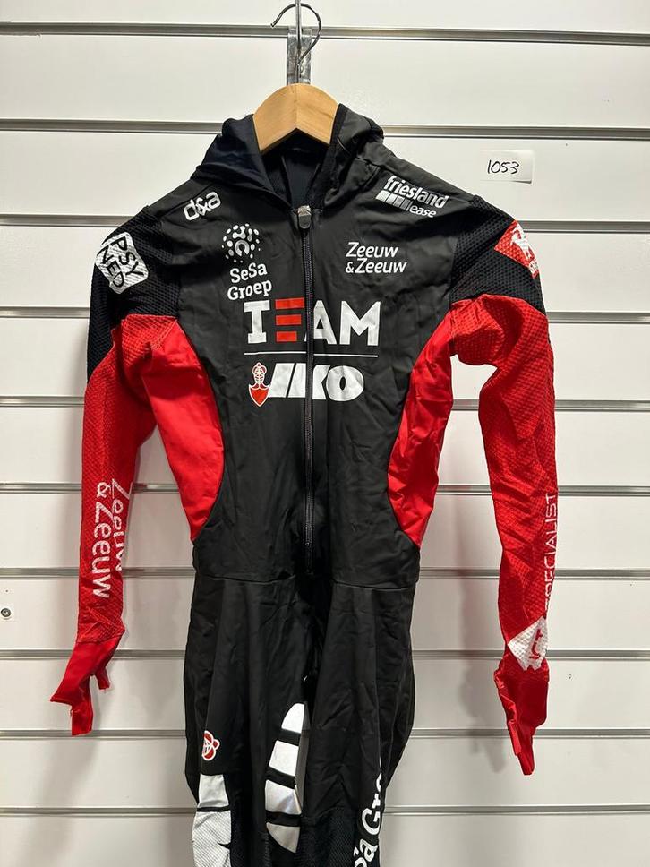 Team IKO schaatspak Van de Bunt - Maat M, Sport en Fitness, Schaatsen, Zo goed als nieuw, Overige typen, Overige merken, Ophalen of Verzenden