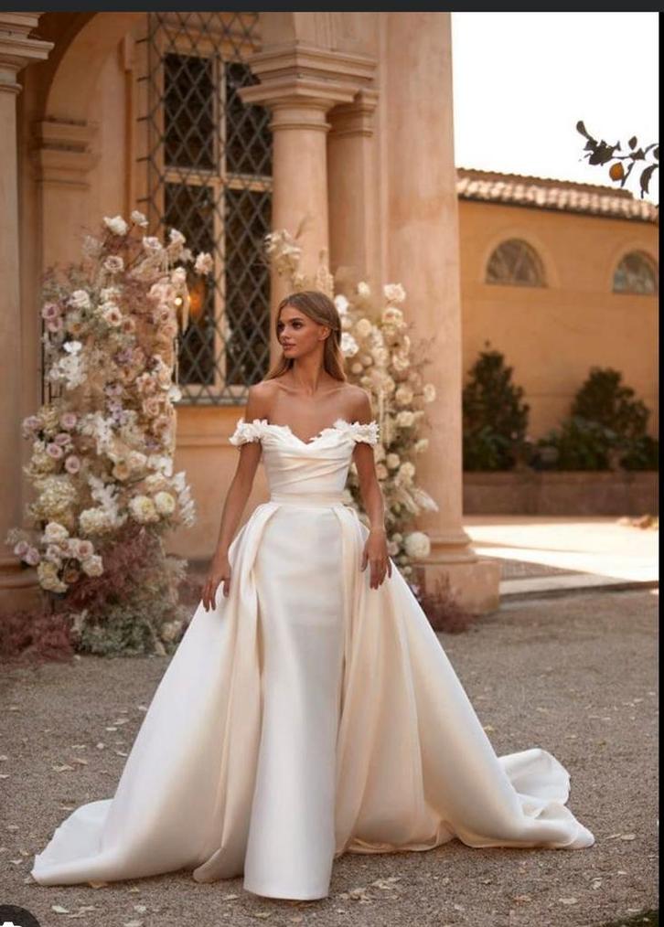 Milla Nova Luciana, Kleding | Dames, Trouwkleding en Trouwaccessoires, Nieuw, Trouwjurk, Wit, Ophalen