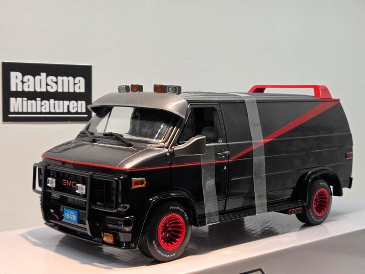 GMC VANDURA " The A-team " 1:18 Greenlight, Hobby en Vrije tijd, Modelauto's | 1:18, Nieuw, Auto, Ophalen of Verzenden
