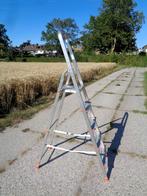 Krause aluminium 5 treden huishoudtrap, Ophalen, Gebruikt, Trap, Opvouwbaar of Inschuifbaar