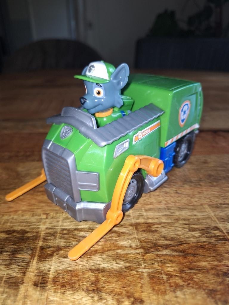 Paw Patrol Rocky met voertuig, Ophalen of Verzenden