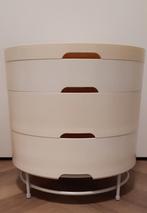Bijzettafel / opbergmeubel retro Ikea Ps 2014, Gebruikt, Rond, Ophalen, 45 tot 60 cm