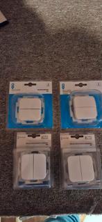 4 x Busch jaeger wisselwissel schakelaar, Ophalen of Verzenden, Nieuw, Schakelaar