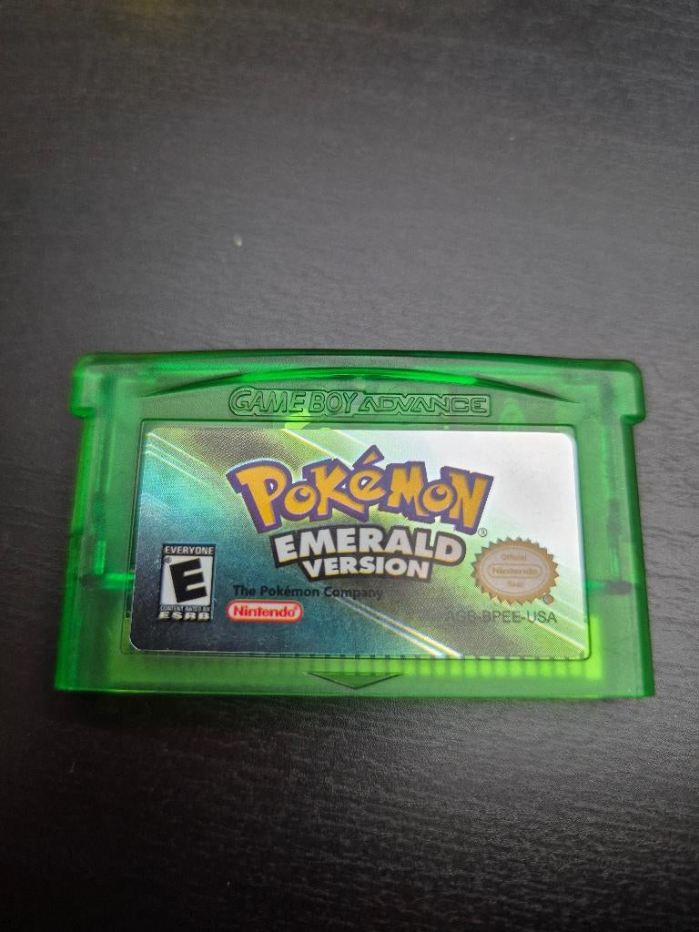 Pokémon Emerald (GBA) – Origineel, 1 speler, Ophalen of Verzenden, Zo goed als nieuw, Role Playing Game (Rpg)