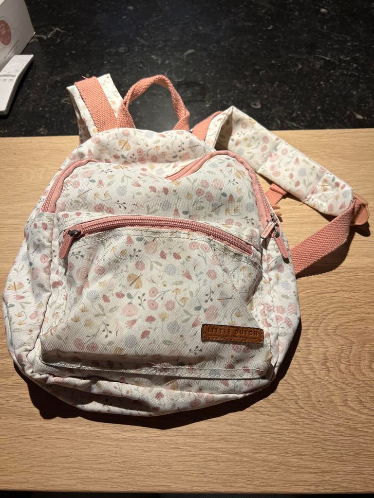 Little Dutch rugzak met bloemenprint, Kinderen en Baby's, Kindermode-accessoires, Ophalen of Verzenden, Zo goed als nieuw