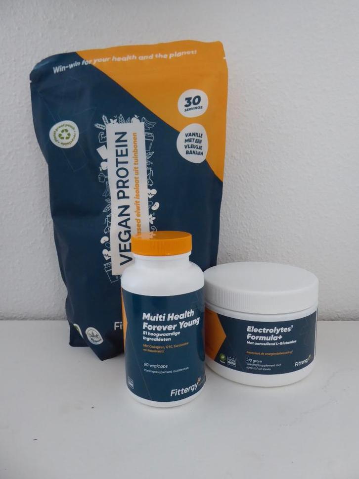 Sportpakket voedingssupplementen van Fittergy, Sport en Fitness, Gezondheidsproducten en Wellness, Nieuw, Poeder of Drank, Ophalen of Verzenden