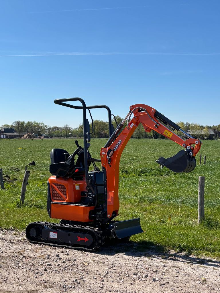 Minigraver, Ophalen, Graafmachine