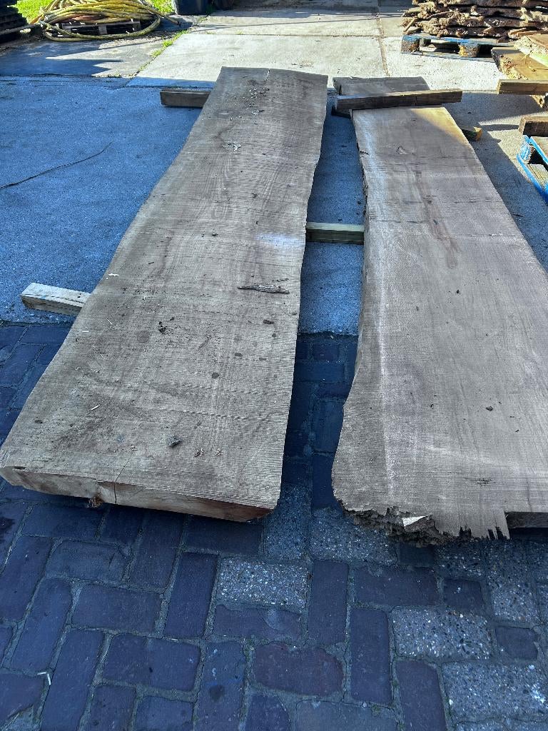 hout schaldelen planken eiken en beuken, Ophalen, Minder dan 25 mm, Eiken, Nieuw