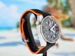 Omega Seamaster Planet Ocean Chrono ONGEDRAGEN in stickers, Staal, Polshorloge, Overige materialen, Nieuw