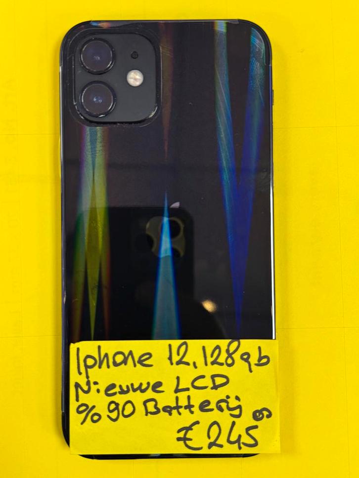 iPhone 12 128GB - 90 Batterij, Telecommunicatie, Mobiele telefoons | Apple iPhone, Zo goed als nieuw, 128 GB, Zonder abonnement