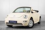 Volkswagen New Beetle Cabriolet 1.6 leer en airco 1e eigenaa, Auto's, Gebruikt, Beetle (Kever), 4 cilinders, Cabriolet