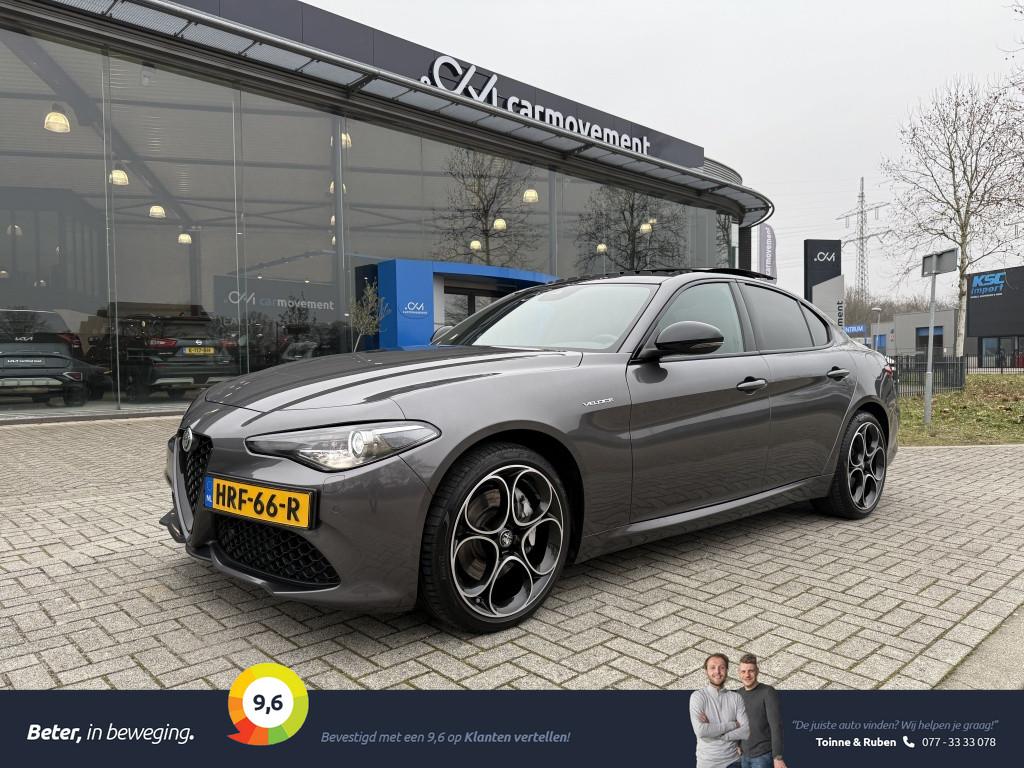 Alfa Romeo Giulia 2.0 T Q4 Veloce AWD 280PK | Panoramadak |, Auto's, Alfa Romeo, Automaat, 745 kg, Bedrijf, 1600 kg