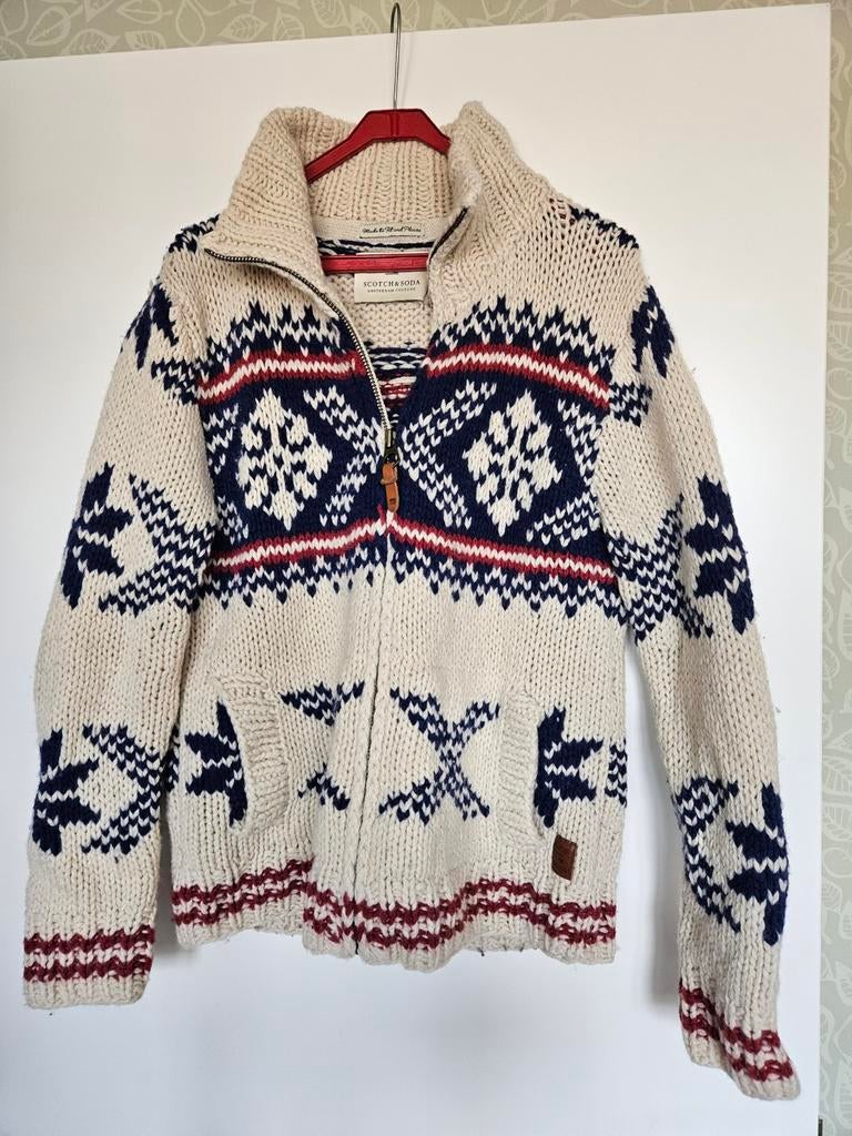 Scotch & Soda Noors vest maat S, Wit, Ophalen of Verzenden, Zo goed als nieuw, Scotch & Soda