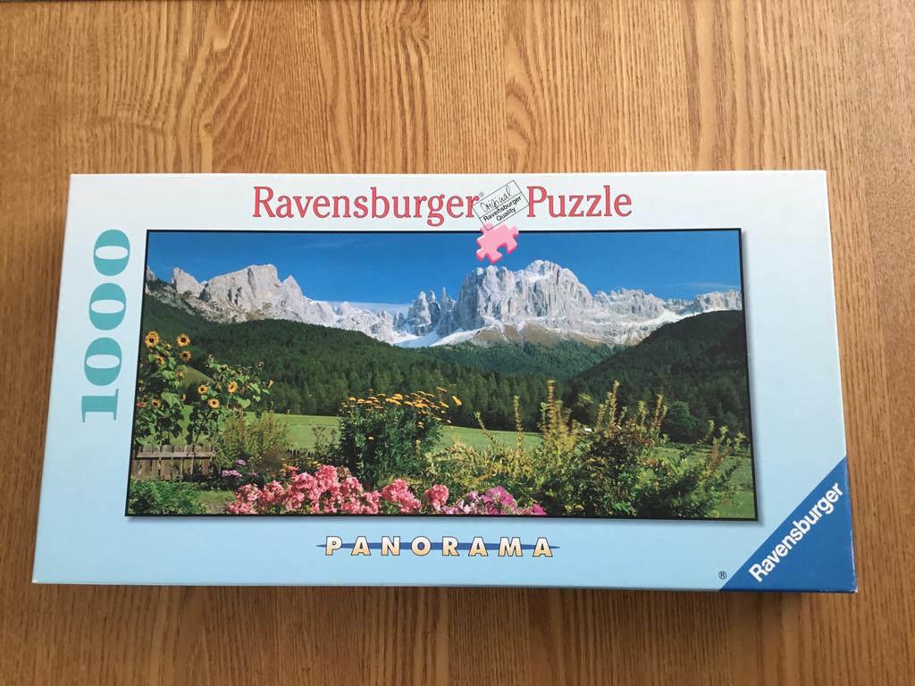Panorama puzzel zuid- Tyrol, Ophalen, 500 t/m 1500 stukjes, Zo goed als nieuw