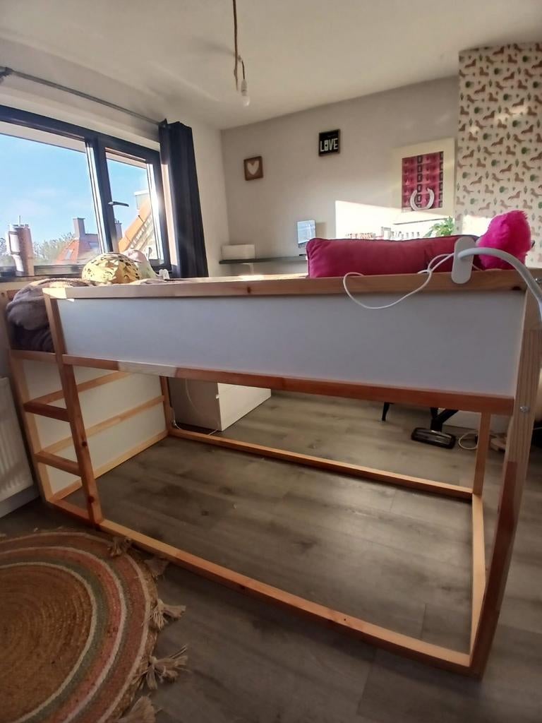Kura hoogslaper, Kinderen en Baby's, Kinderkamer | Stapelbedden en Hoogslapers, Ophalen, Hoogslaper