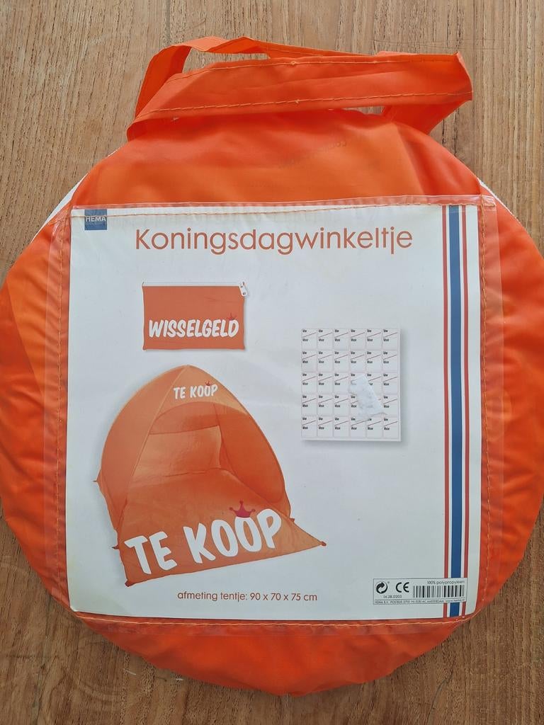 Nieuw Koningsdagwinkeltje - HEMA Tentje 90x70x75 cm, Ophalen