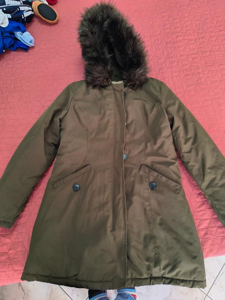 Winter jas, Maat 38/40 (M), Ophalen of Verzenden, Groen, Onbekend