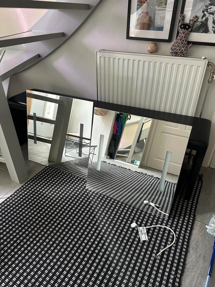 Badkamerspiegels met verlichting - Mobles 114 Siria, Huis en Inrichting, Badkamer | Badtextiel en Accessoires, Gebruikt, Overige typen