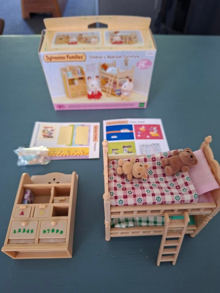 Sylvanian Families Kinder Slaapkamer Meubels Set, Ophalen of Verzenden, 180 cm of meer, 85 tot 100 cm