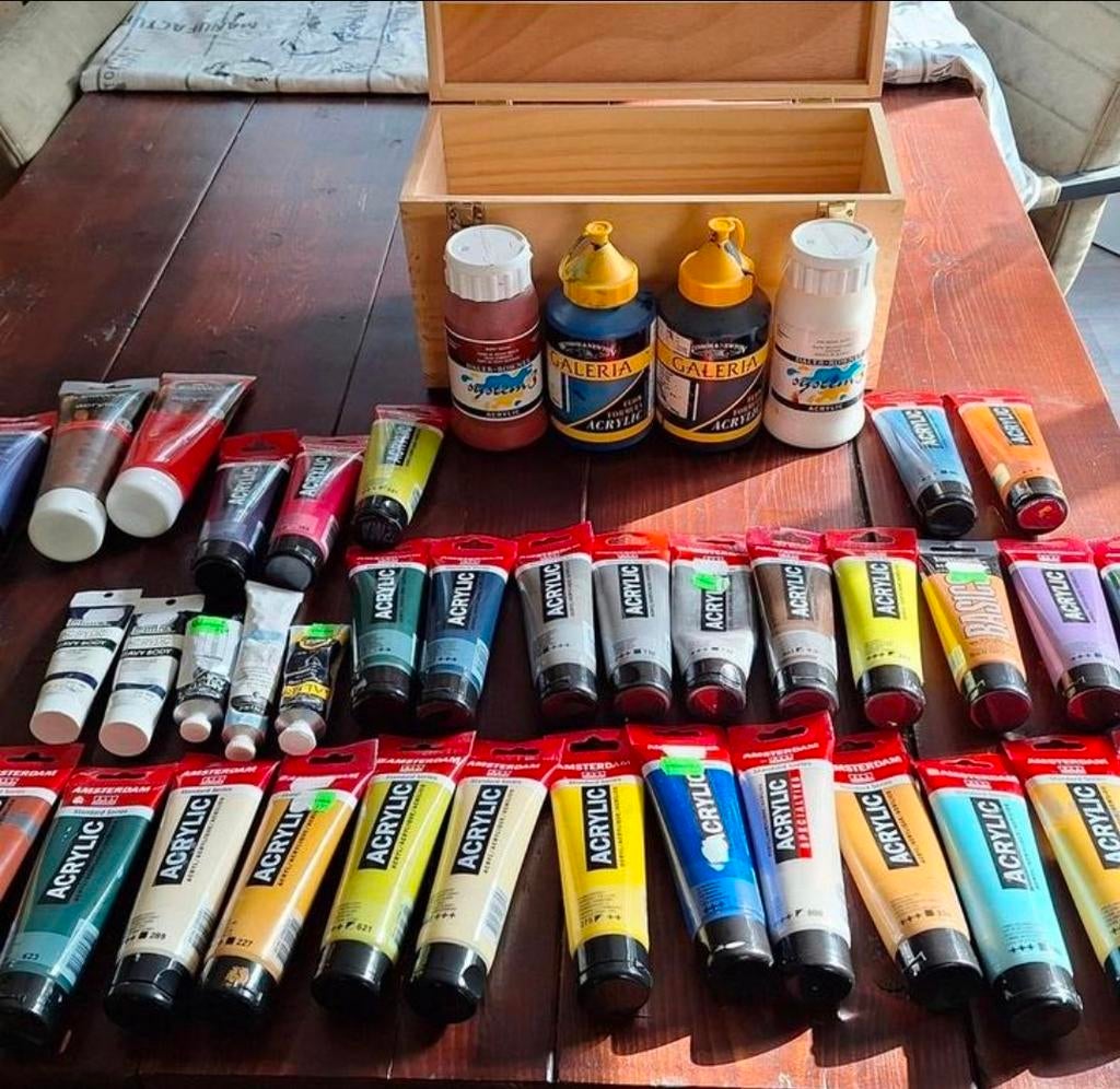 Div Acrylverf, Hobby en Vrije tijd, Ophalen of Verzenden, Zo goed als nieuw, Acrylverf