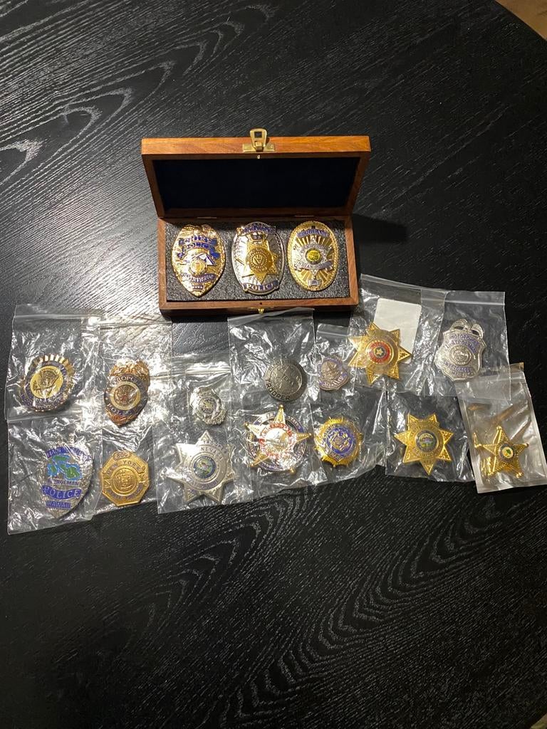USA, Police bades verzamelitems, Verzenden, Overige soorten, Amerika, Overige typen