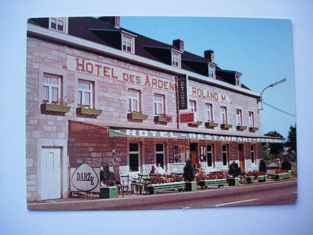 ansichtkaart Hotel restaurant des Ardennes HARZE, Verzenden, 1960 tot 1980, Ongelopen, België en Luxemburg