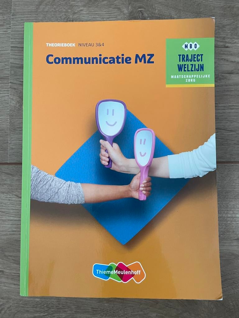 Studieboek ‘Communicatie MZ’., Ophalen of Verzenden, Beta, Zo goed als nieuw, Overige niveaus