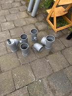 PVC buizen en verbindingen, verschillende maten, Doe-het-zelf en Verbouw, Buizen en Afvoer, Ophalen, Afvoer, Gebruikt, Pvc