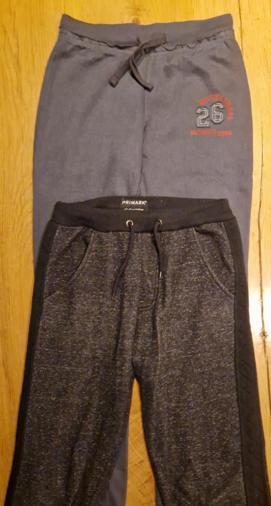 2 blauwe Joggingbroeken jongen, 152 (1 NIEUW, 1 Als Nieuw), Broek, Ophalen of Verzenden, Jongen, Nieuw
