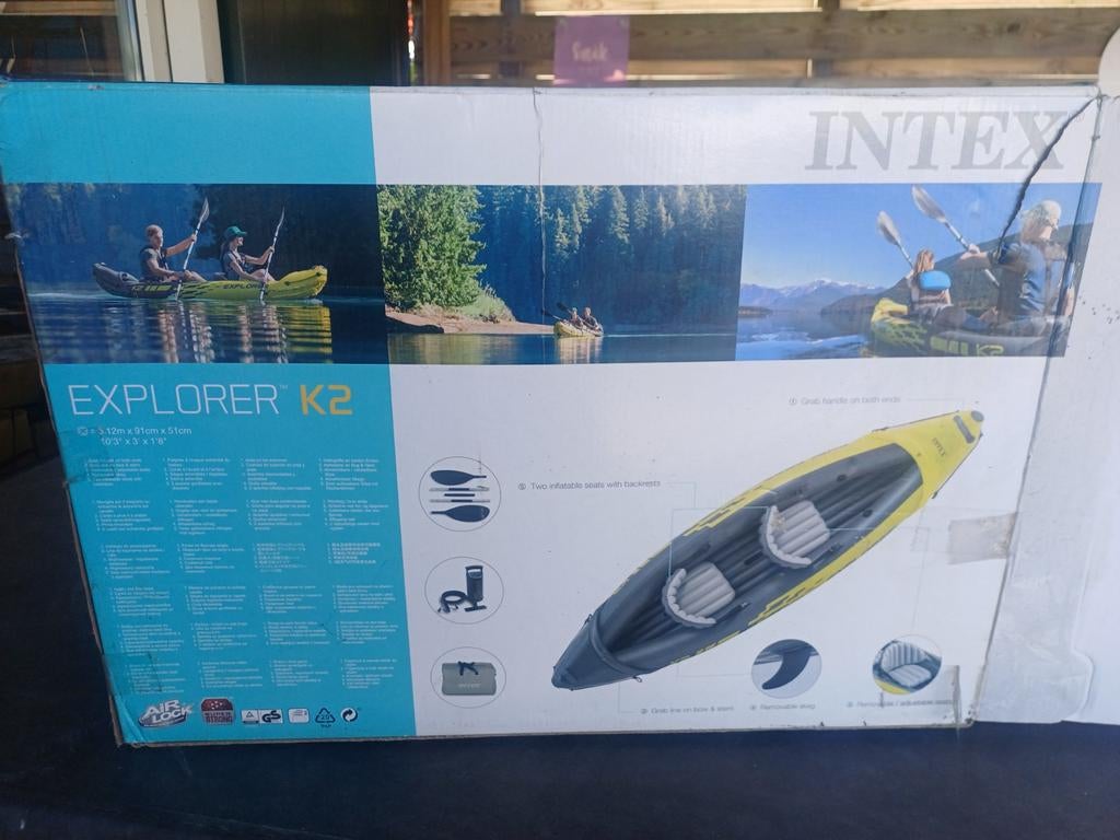 Kano intex explorer k2, Watersport en Boten, Kano's, Ophalen, Twee personen, Overige typen
