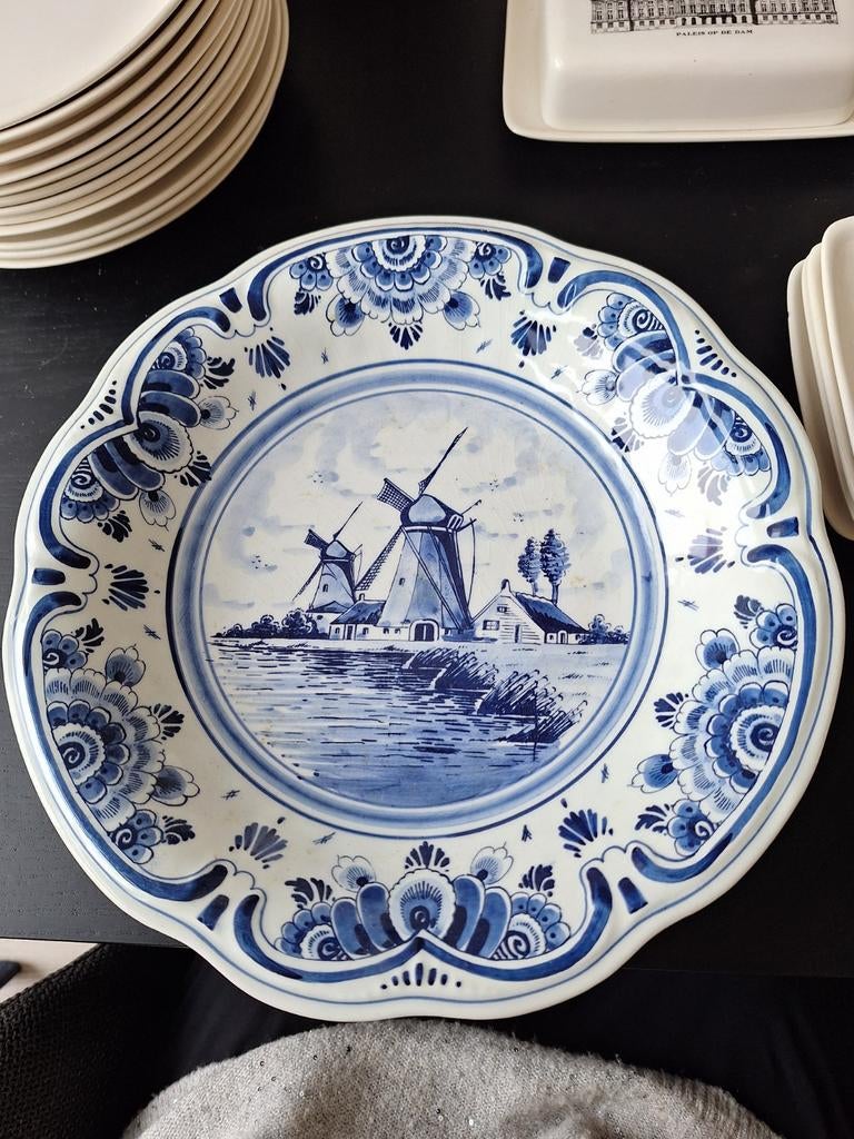 Wandbord Delfs Blauw, Ophalen of Verzenden
