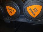 Ziva Rubberen Pu Dumbells 2kg t/m 30kg, Ophalen, Gebruikt, Dumbbell