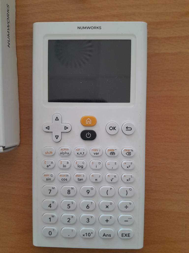 Numworks grafische rekenmachine, Diversen, Rekenmachines, Ophalen, Grafische rekenmachine, Zo goed als nieuw