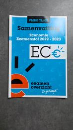 Samenvatting Examenoverzicht Economie VMBO TL/GL 2022/2023, Boeken, Ophalen of Verzenden, Zo goed als nieuw, VMBO, Economie