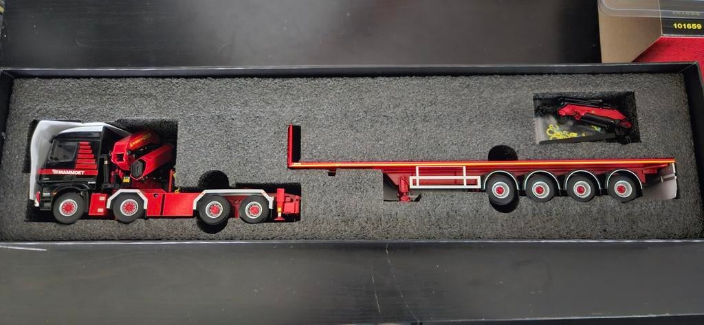 Mammoet Mercedes palfinger, Hobby en Vrije tijd, Modelauto's | 1:50, Nieuw, Bus of Vrachtwagen, Wsi, Ophalen of Verzenden