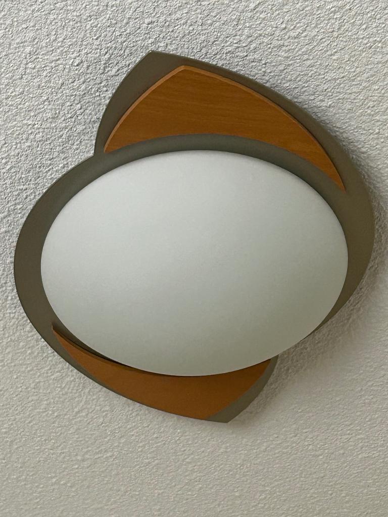 Plafonniere, Huis en Inrichting, Lampen | Plafondlampen, Ophalen, Gebruikt, Glas