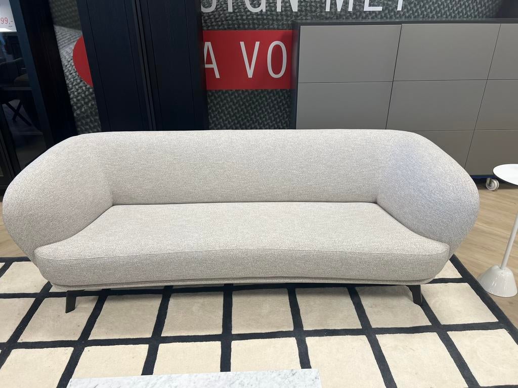 Leolux 3-zitsbank Flint, Ophalen, Zo goed als nieuw, Stof