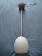 VINTAGE/ANTIEKE ZENITH DRUPPEL LAMP 1920/30, Huis en Inrichting, Lampen | Hanglampen, Ophalen, Zo goed als nieuw, Glas, VINTAGE /ANTIEK/