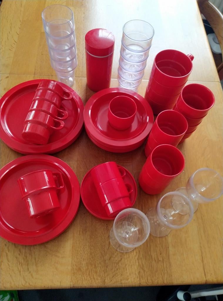 Camping Servies Mepal / Coppia, Caravans en Kamperen, Kampeeraccessoires, Ophalen, Gebruikt