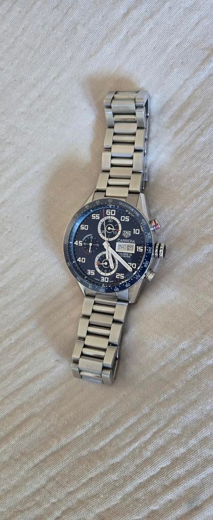 TAG Heuer Carrera Calibre 16 Chronograaf, Staal, Staal, Polshorloge, Ophalen of Verzenden