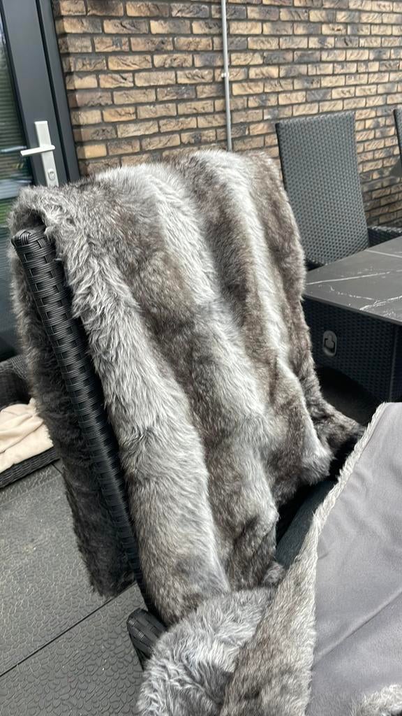 Plaid woondeken 4x warm met flanel aan binnenkant voor serre, Huis en Inrichting, Woonaccessoires | Plaids en Woondekens, Ophalen