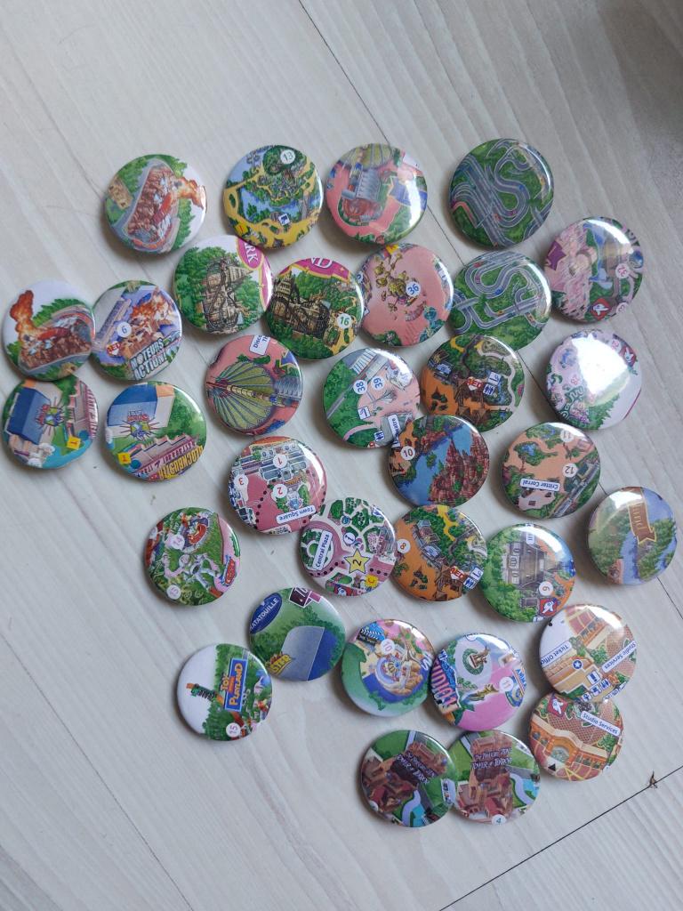 disney en efteling kaart buttons, Ophalen of Verzenden, Nieuw, Button of Speldje