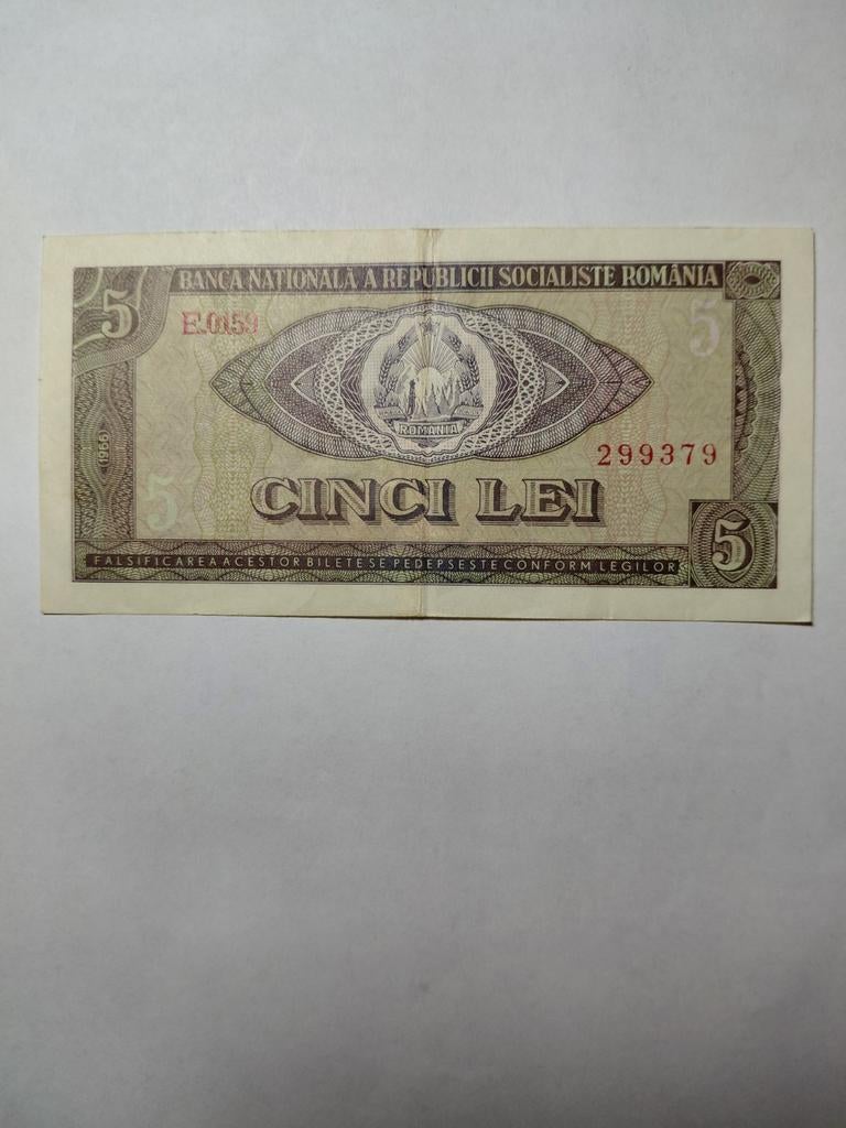 Roemenië 5 lei 1966, Ophalen of Verzenden, Overige landen