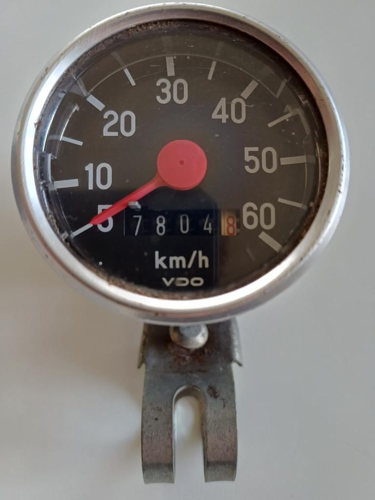 VDO 60km stuur teller gebruikt, Fietsen en Brommers, Ophalen of Verzenden, Gebruikt, Overige typen, Overige merken