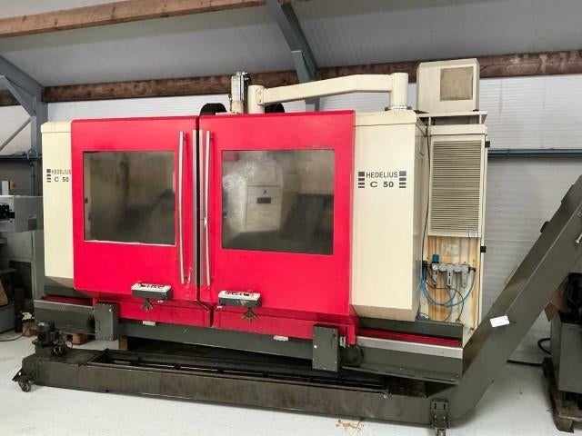 freesbank Hedelius C50/1800 - 2008 - Heidenhain, Doe-het-zelf en Verbouw, Gereedschap | Freesmachines, Ophalen, Gebruikt, Elektrisch