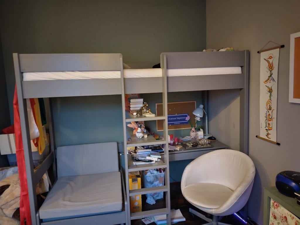 Hoogslaper voor kinderen, Ophalen, Gebruikt, Eenpersoons, 200 cm