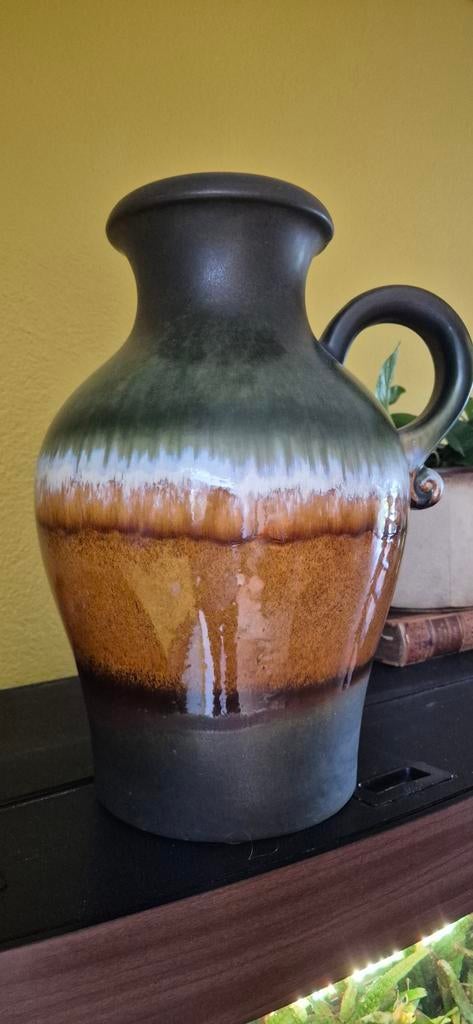 Grote Scheurich Vaas 490-42 West-Germany - Vintage Keramiek, Ophalen of Verzenden