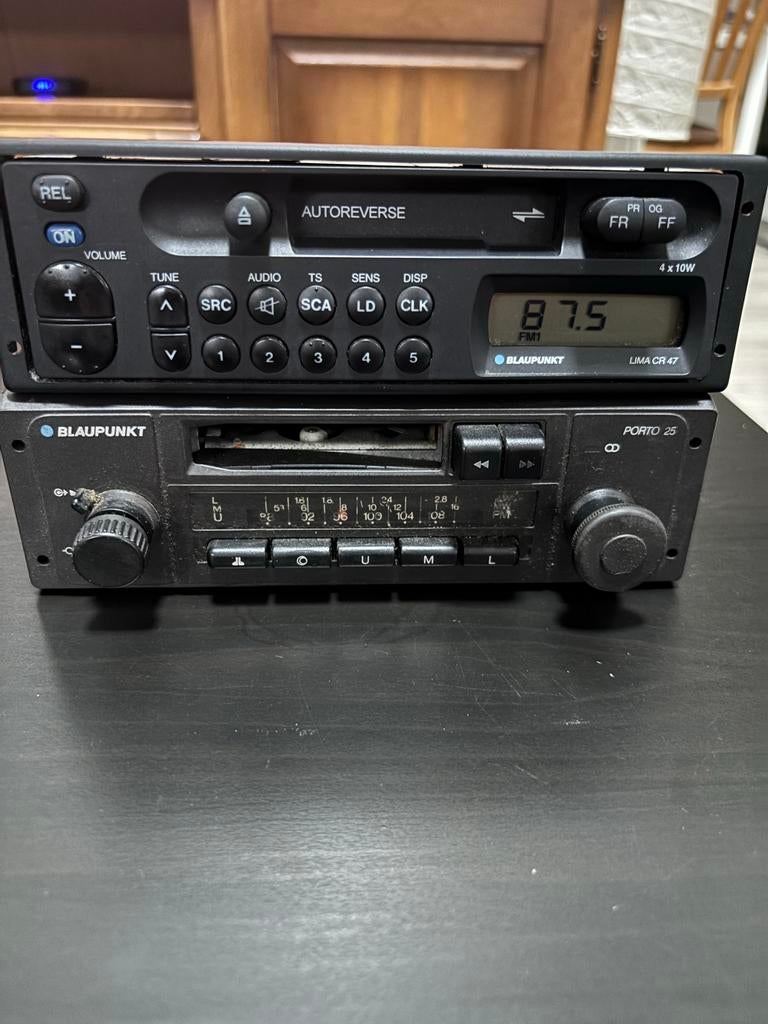 2x Blaupunkt autoradio – werkend – klassiek / oldtimer, Ophalen of Verzenden, Gebruikt